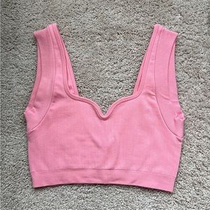 Pink Flirty Sports Bra